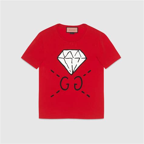 gucci t shirt yellow|t shirt gucci diamond.